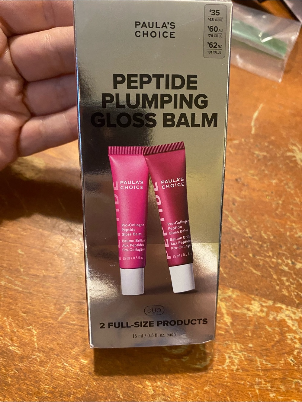 Paula's Choice Peptide Plumping Gloss Balm Duo